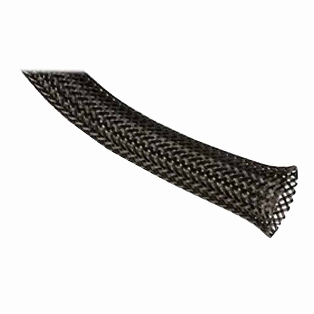 Progressiverobot 2m Braided Cable Tidy Sleeving Expandable - Black